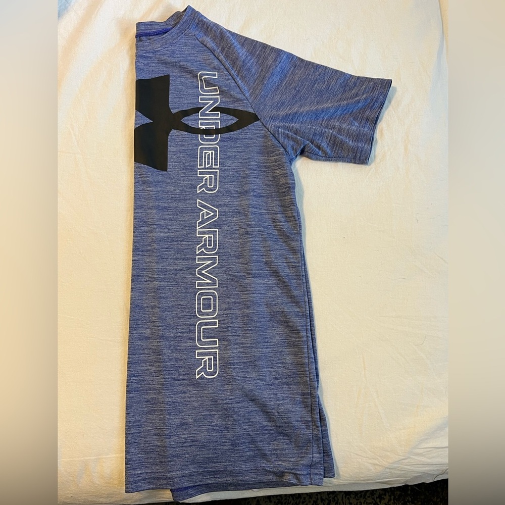UA Tee and Adidas Shorts - Boys XL - Picture 3 of 11